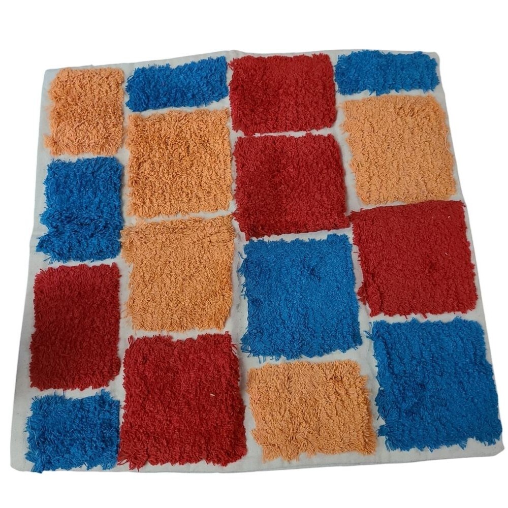 JASEN Boho Throw Pillow Cover 18x18, Bohemian Colorful Woven Tufted - 1 Cover - Picture 2 of 4